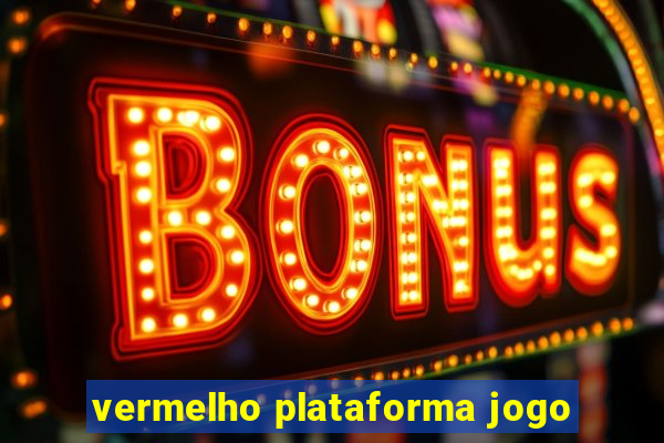 vermelho plataforma jogo